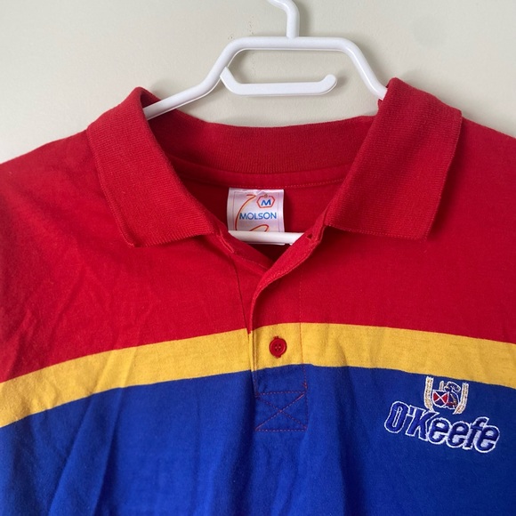 Vintage Molson O’keefes collard long sleeve - Picture 3 of 3